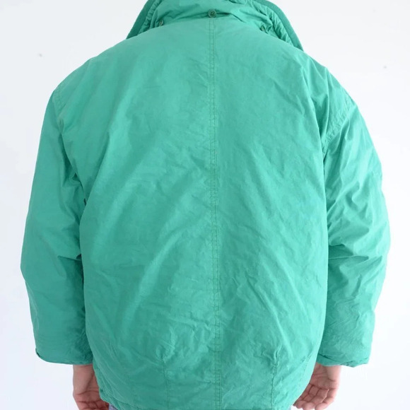Vintage  Genuine Down Green Ski Jacket Size Medium - Picture 4 of 13